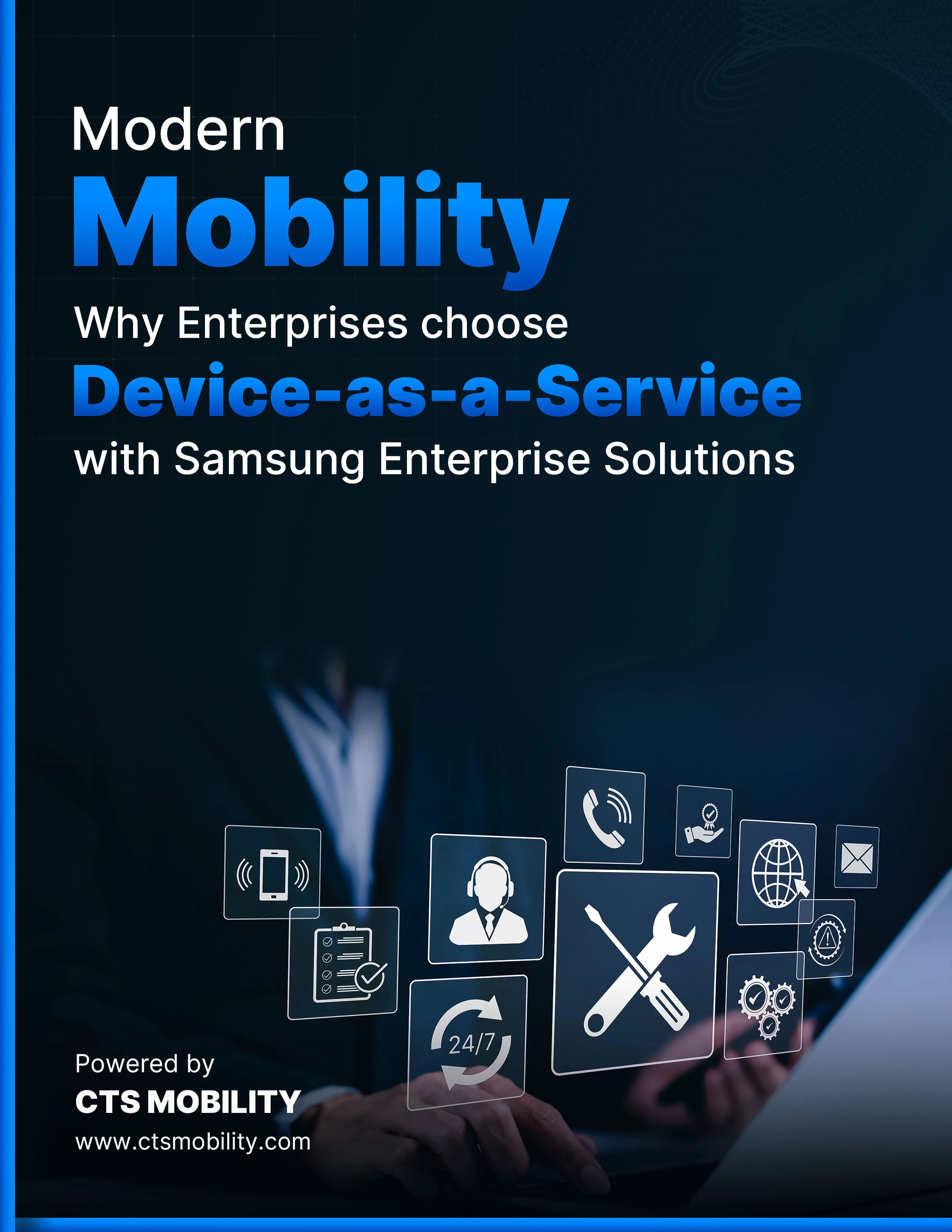 Modern Mobility: Why Enterprises Choose Device-as-a-Service with Samsung Enterprise Solutions ebook cover